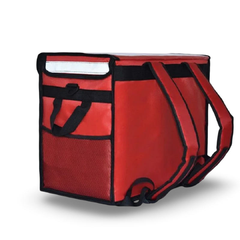 Grand Sac Isotherme : Livraison Express Rouge