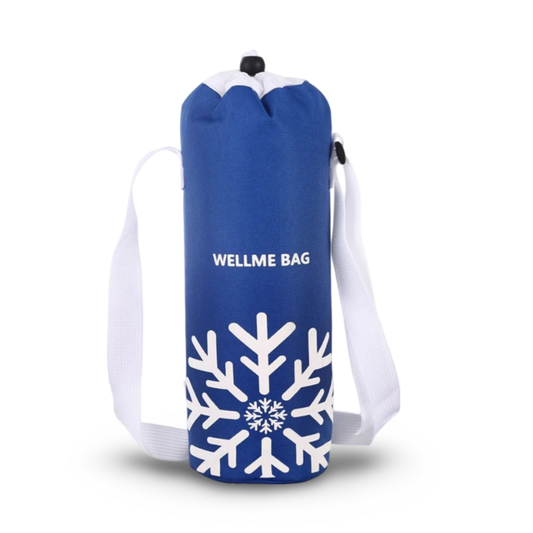 Sac Isotherme Bouteille : Winter Bleu