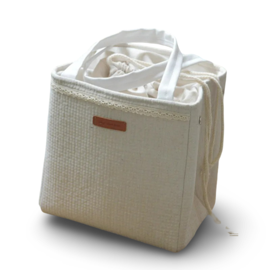 Sac Isotherme Courses : Coton Beige