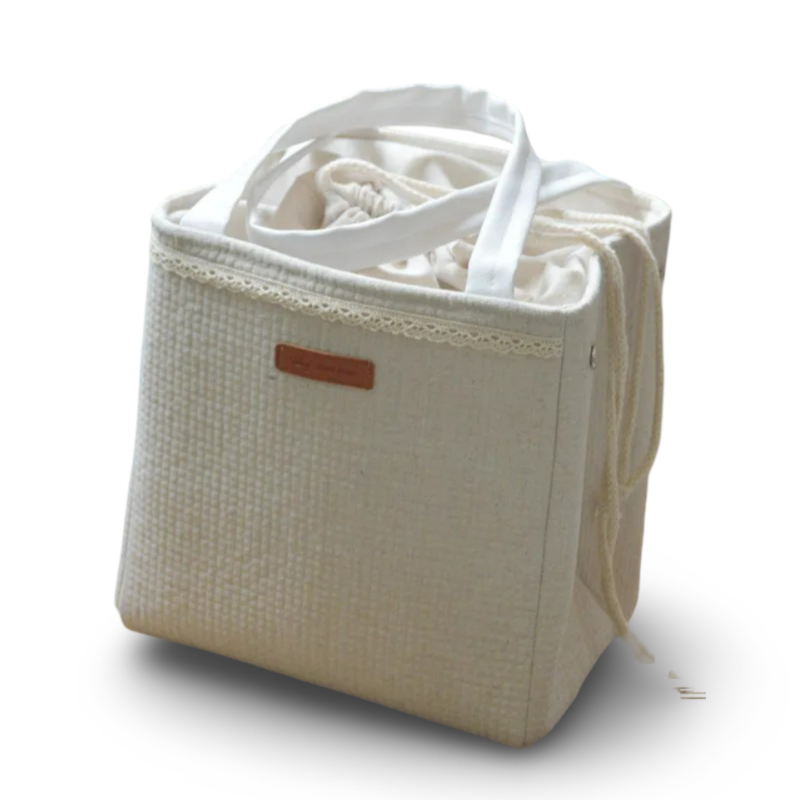 Sac Isotherme Courses : Coton Beige