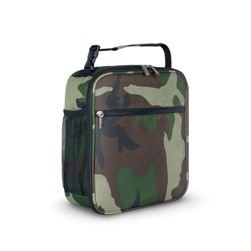 Sac Isotherme Repas : Trousse Camouflage Vert